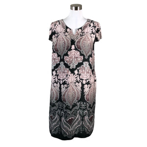 Unisex Taifun - Schiffon dress, size 40 - Black (1)