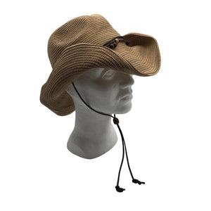 Unisex Sunday - Summer hat, size 52 - 54 cm - Brown (1)