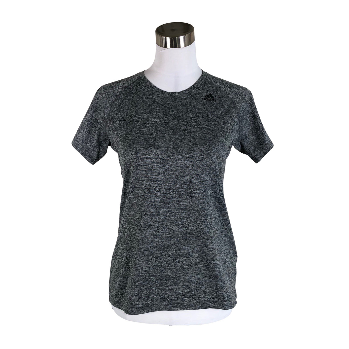 Unisex Adidas - Sports shirt, short sleeve, size 36 - Gray (1)