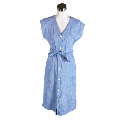 Unisex Tom Tailor - Schiffon dress, size 36 - Light blue ()