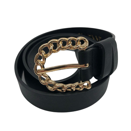 Unisex Anna Field - Leather belt, size No size - Black ()