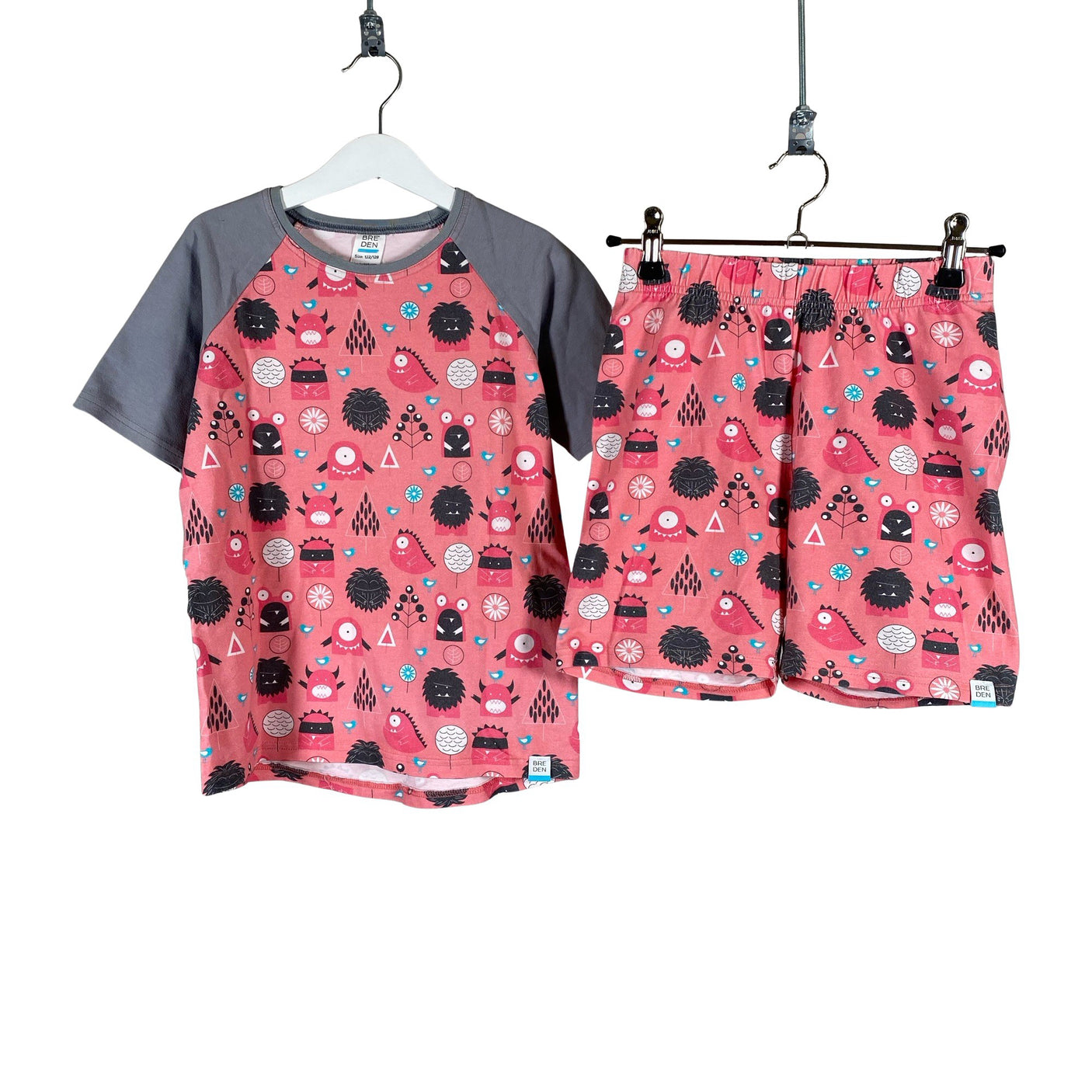 Unisex Breden - T-shirt, size 122 - 128 - Light pink (1)