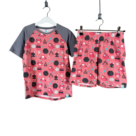 Unisex Breden - T-shirt, size 122 - 128 - Light pink ()