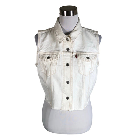 Unisex Levi's - Denim vest, size 38 - White ()