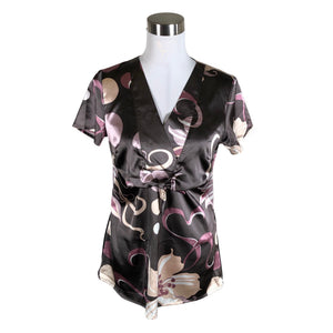 Unisex Voglia - Short-sleeved blouse, size 38 - Violet (1)