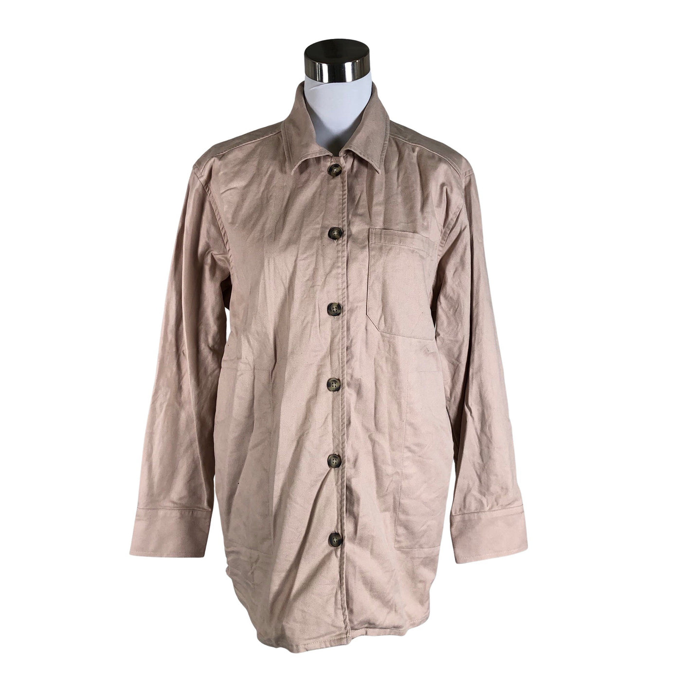 Unisex Makia - Denim shirt, size 36 - Beige (1)