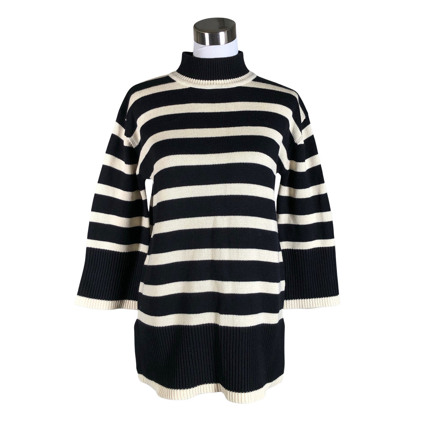Unisex Culture - Knit tunic, size 36 - Black (1)
