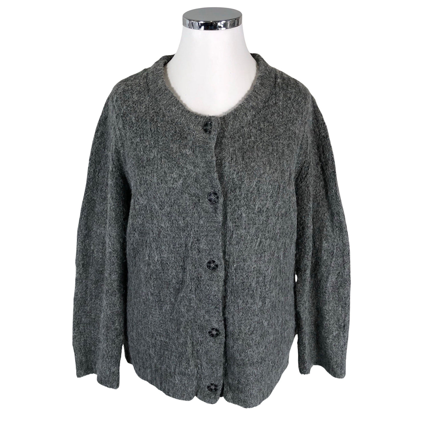 Unisex Cream - Cardigan, size 42 - Gray (1)