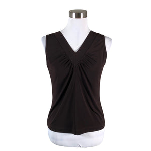 Unisex Voglia - Tricot tank top, size 38 - Brown (1)