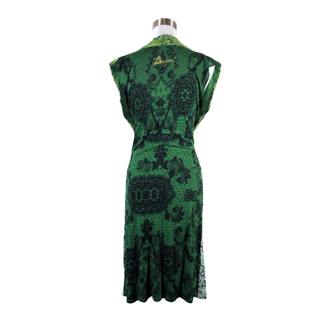 Unisex Desigual - Tricot dress, size 40 - Green (2)
