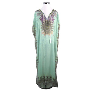 Unisex Mosa Interiors - Maxi dress, size 44 - Green (1)