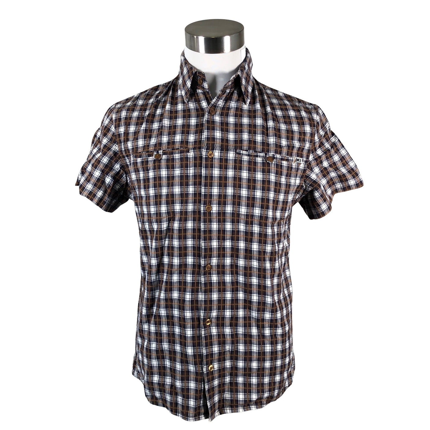 Unisex Makia - Collared shirt, size M - Brown (1)