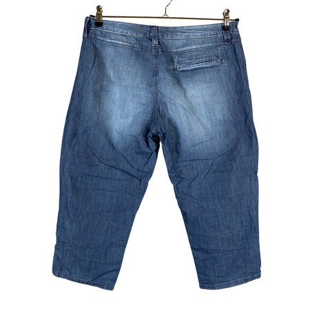 Unisex Benetton - Capri pants, size 40 - Blue (2)