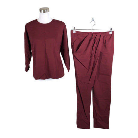 Unisex Ivo Nikkolo - Straight leg trousers, size 38 - Wine red ()