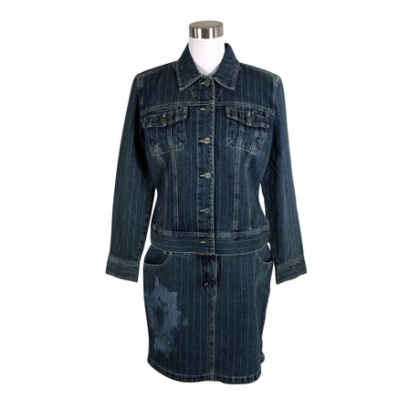 Unisex Claire.dk - Denim jacket, size 40 - Blue ()