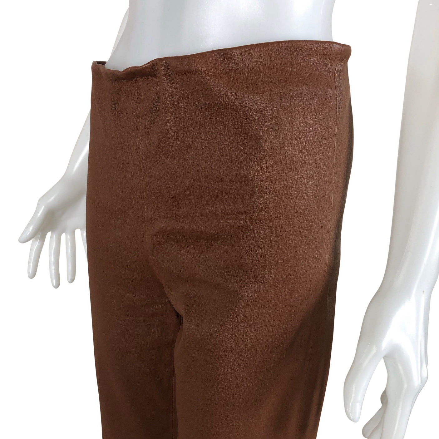 Unisex by Malene Birger - Leather pants, size 38 - Brown (3)