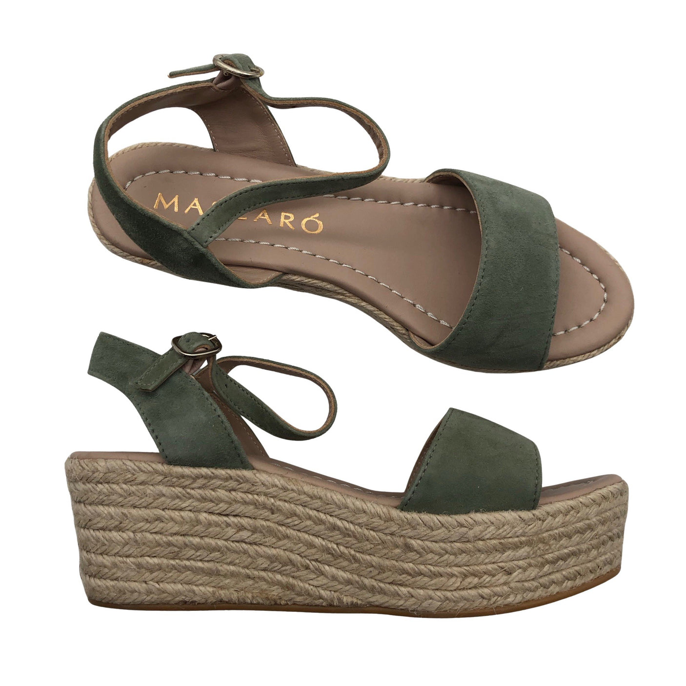 Unisex Mascaró - Heeled sandals, size 39 - Green (1)