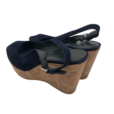 Unisex Stuart Weitzman - Wedge sandals, size 39 - Blue (2)