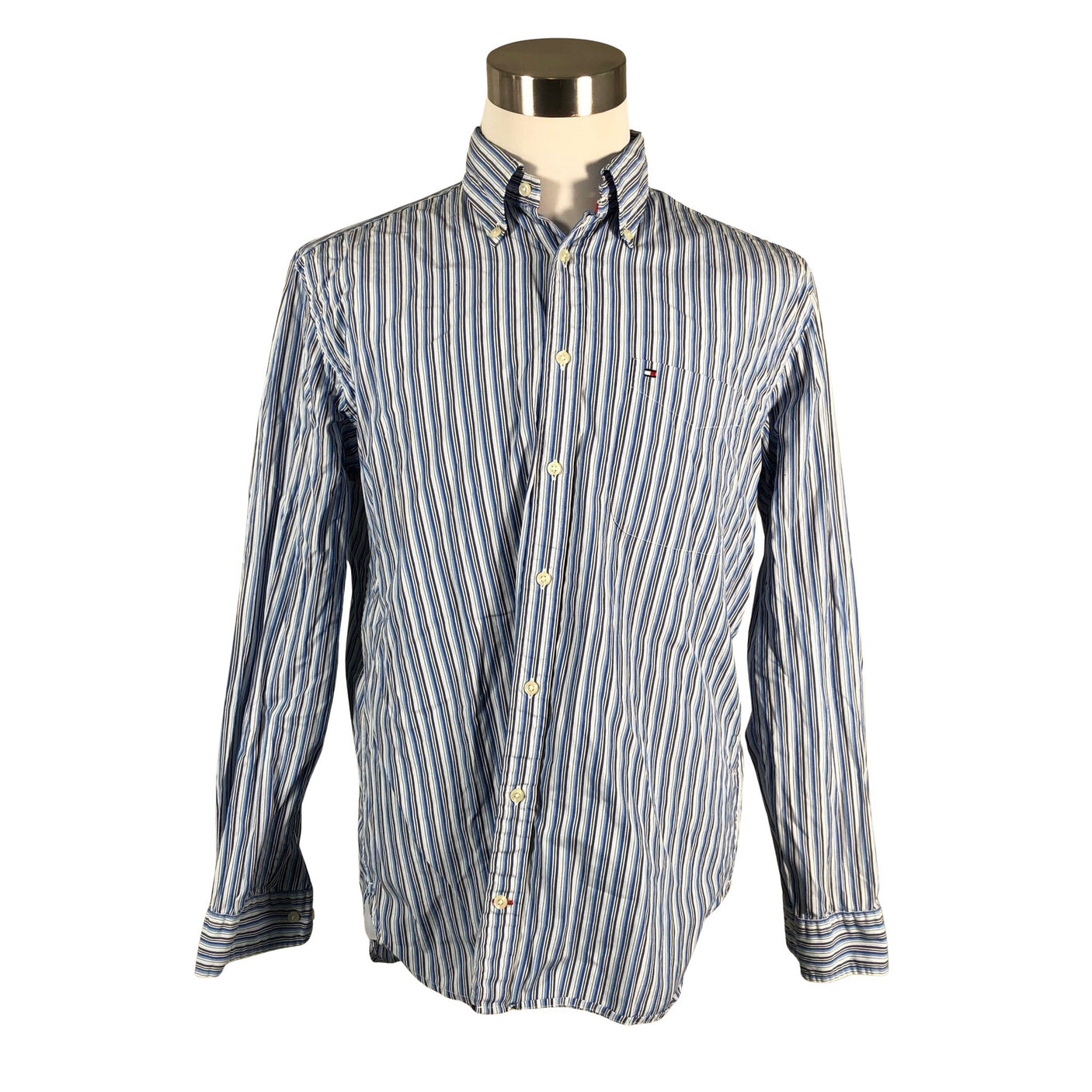 Unisex Tommy Hilfiger - Collared shirt, size L - Blue (1)