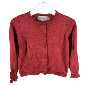 Unisex Creamie - Cardigan, size 98 - 104 - Red (1)