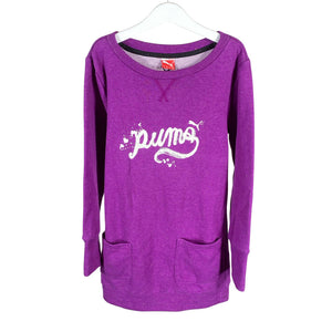 Unisex Puma - Sweatshirt dress, size 146 - 152 - Violet (1)