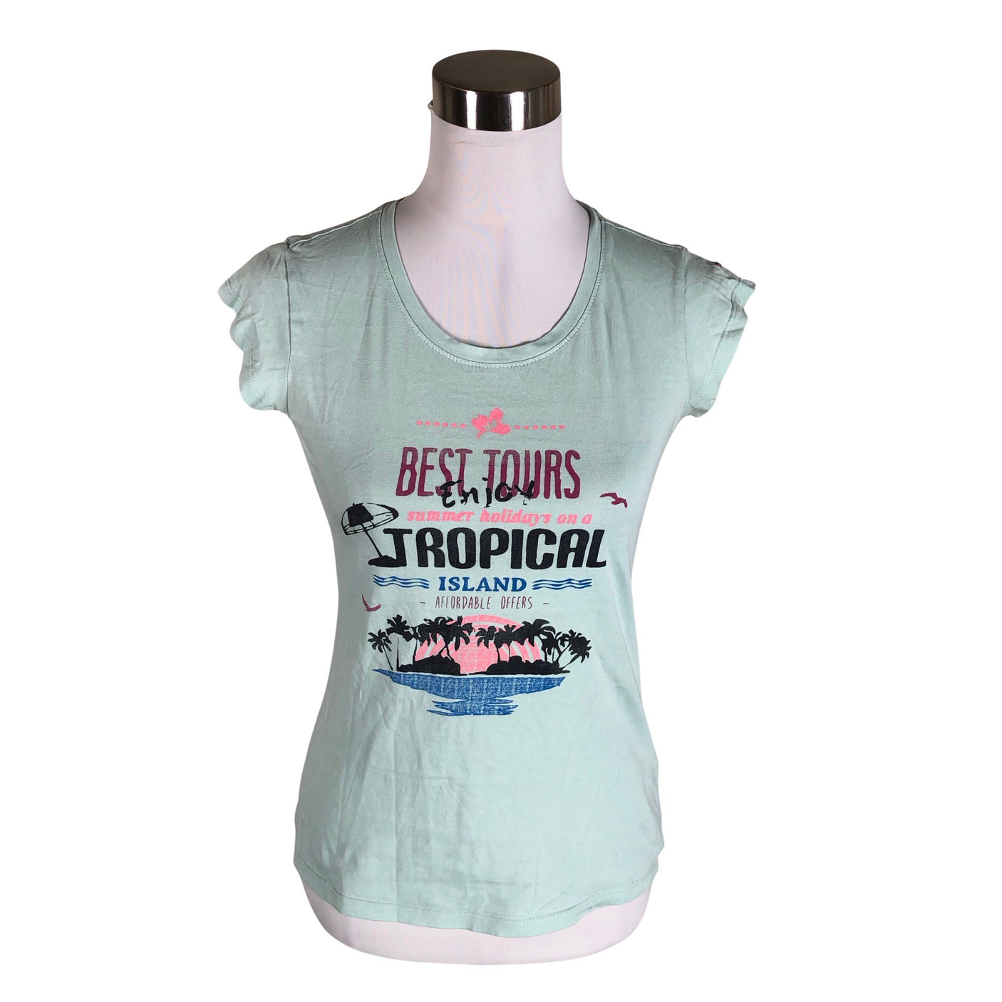 Unisex Icepeak - T-shirt, size 36 - Turquoise (1)