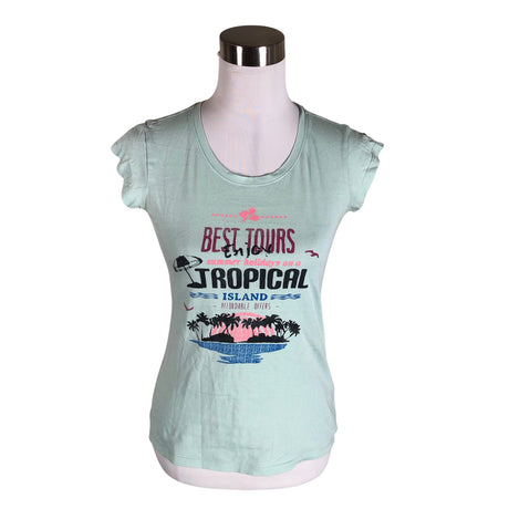 Unisex Icepeak - T-shirt, size 36 - Turquoise ()