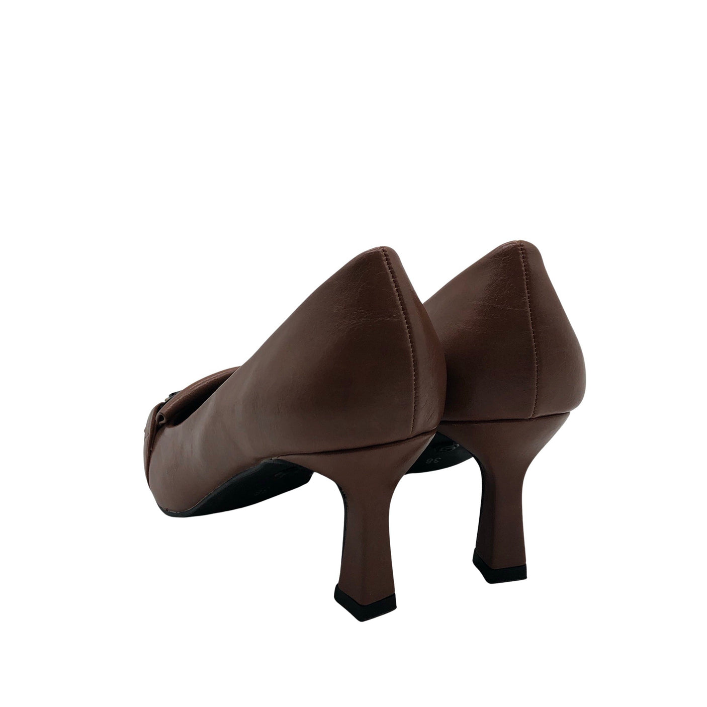 Unisex Happyway - High heels, size 38 - Brown (2)