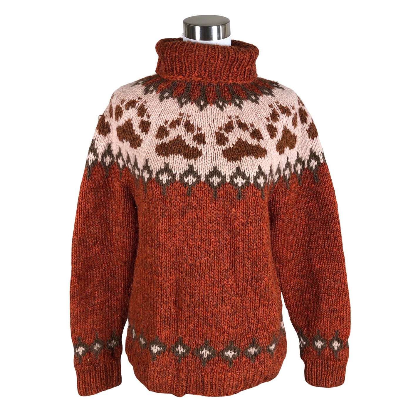 Unisex Handmade - Sweater, size 40 - Orange (1)