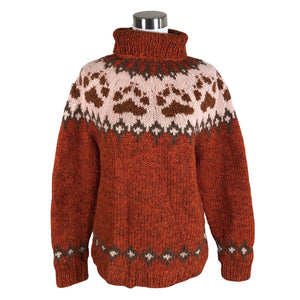 Unisex Handmade - Sweater, size 40 - Orange (1)