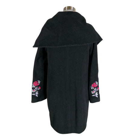Unisex Monton - Wool coat, size 38 - Black (2)
