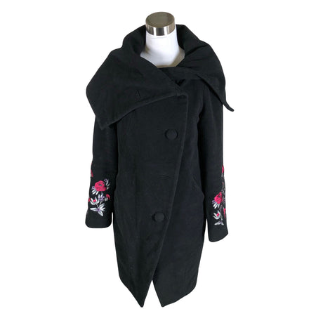 Unisex Monton - Wool coat, size 38 - Black ()