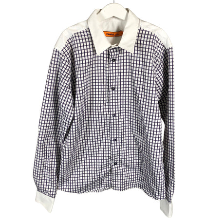 Unisex Ewald - Collared shirt, size 158 - 164 - White ()