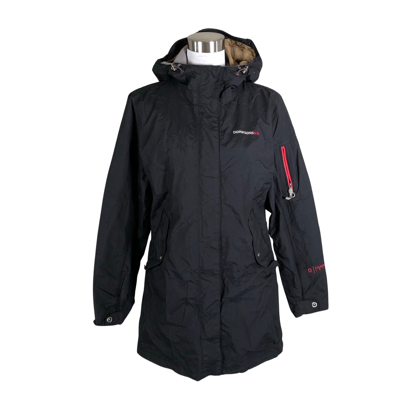 Unisex Didriksons - Outdoor jacket, size 40 - Black (1)