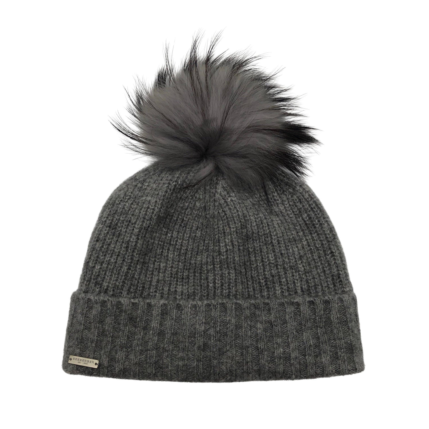 Unisex Seeberger - Winter beanie, size 52 - 54 cm - Gray (1)