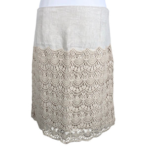 Unisex Flash Woman - Fabric skirt, size 40 - Beige (1)