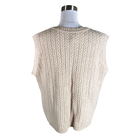 Unisex Papu - Knit vest, size 38 - Beige (2)