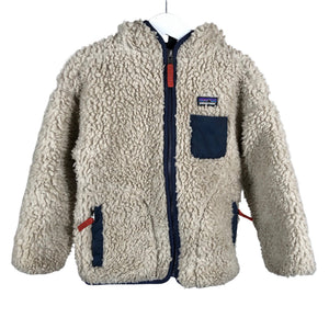 Unisex Patagonia - Faux fur coat, size 110 - 116 - Beige (1)