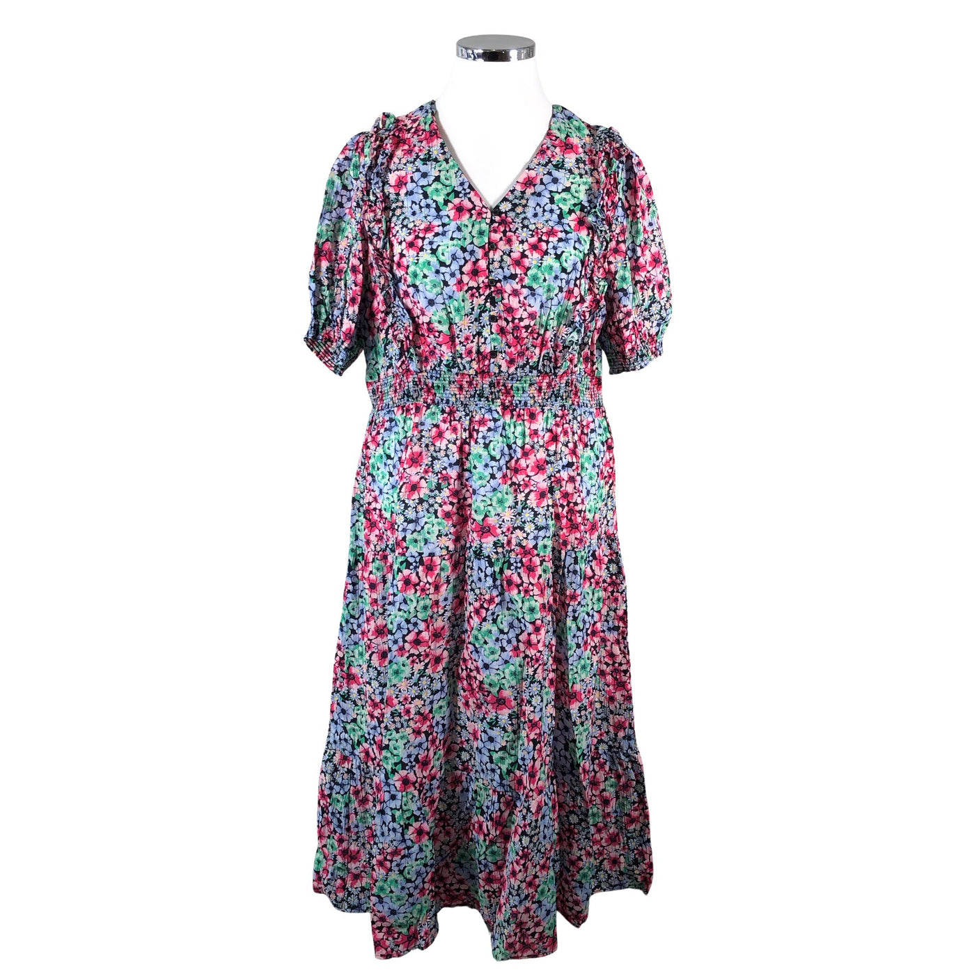Unisex Marks&Spencer - Schiffon dress, size 46 - Black (1)
