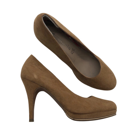 Unisex Tamaris - High heels, size 40 - Brown ()
