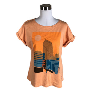 Unisex Lee Cooper - T-shirt, size 40 - Orange (1)
