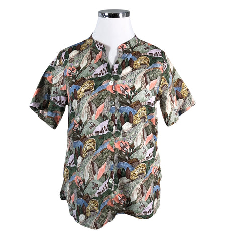 Unisex Create - Short-sleeved blouse, size 42 - Green ()