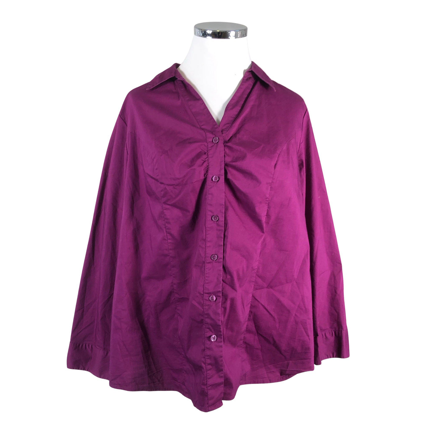 Unisex Lane Bryant - Collared shirt, size 48 - Violet (1)