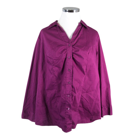 Unisex Lane Bryant - Collared shirt, size 48 - Violet ()