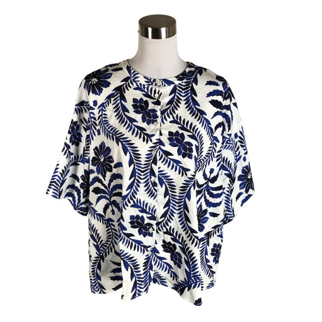 Unisex Milano Italy - Short-sleeved blouse, size 40 - White ()