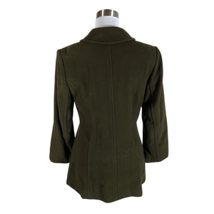Unisex Avenue - Wool coat, size 32 - Green (2)