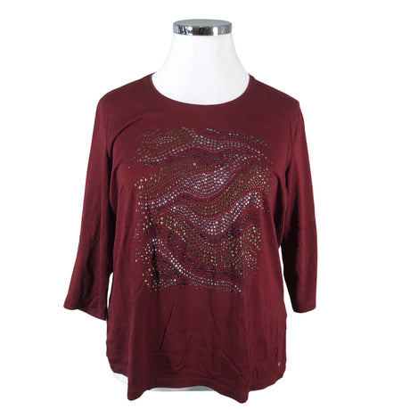 Unisex Gerry Weber - Tricot shirt, size 44 - Wine red ()
