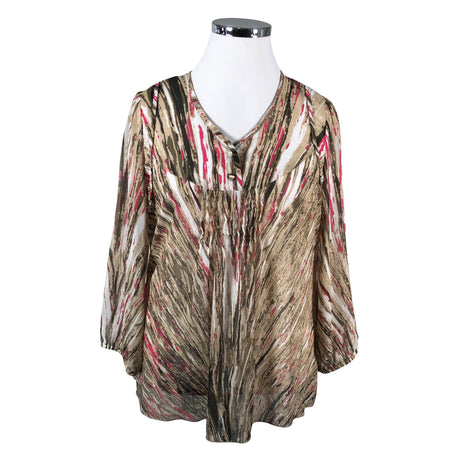 Unisex Global - Schiffon tunic, size 42 - Beige ()