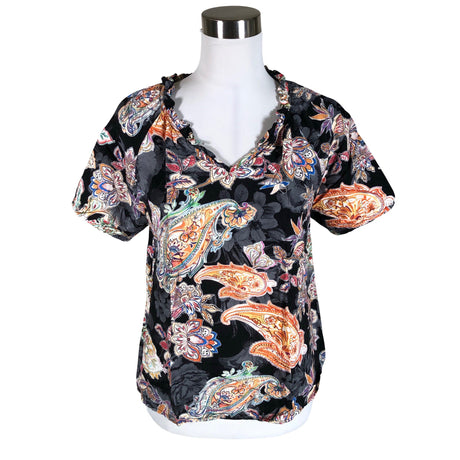 Unisex Culture - Short-sleeved blouse, size 38 - Black ()