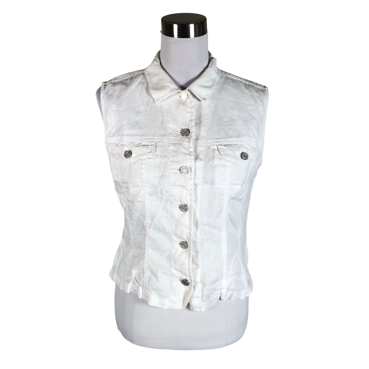 Unisex Esprit - Vest, size 38 - White (1)
